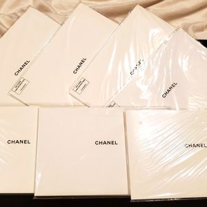 CHANEL Care Instructions booklet with Dust cloth Bundle (7 pieces))